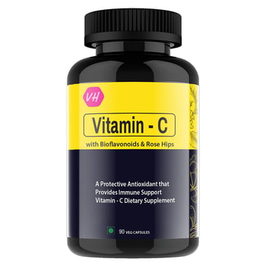 Vitaminhaat Vitamin C with Bioflavonoids & Rose Hips, 90 capsules Unflavoured