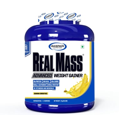 Gaspari Nutrition Real Mass Advanced,  6.6 lb  Banana Smoothie 