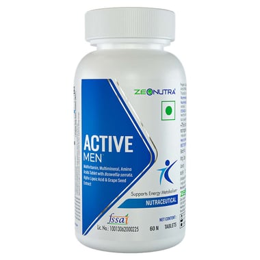 Zeonutra Active Men, 60 tablet(s) Unflavoured