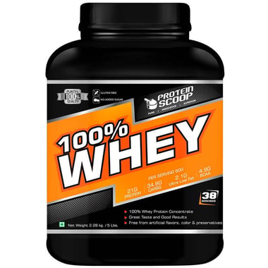 Protein Scoop 100% Whey, 5 lb Chocolate