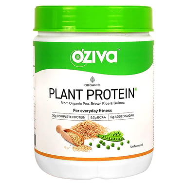 Oziva Organic Plant Protein, 1.1 lb Unflavoured