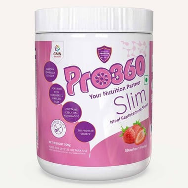 PRO360 Slim Nutritional Beverage Mix, 1.1 lb Strawberry