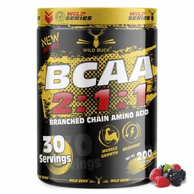 Wild Buck BCAA 2:1:1, 0.44 lb 30 Servings Wild Berries