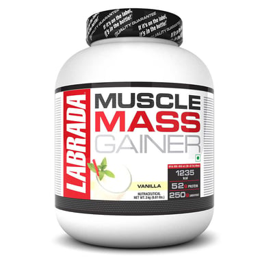 Labrada Muscle Mass Gainer, 6.61 lb Vanilla
