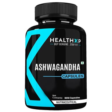 HealthXP Essential Series Ashwagandha 500mg, 60 capsules