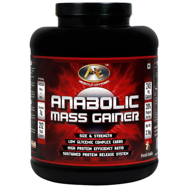 Muscle Epitome Anabolic Mass Gainer, 5.5 lb French Vanilla