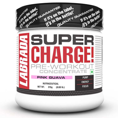 Labrada Super Charge Pre Workouts,  0.69 lb  Pink Guava 