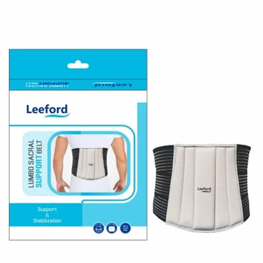 Leeford Lumbo Sacral Support Belt,  Grey  Large 