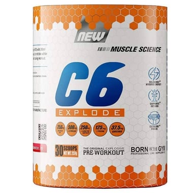 Muscle Science C6 Explode Pre-Workout,  0.52 lb  Watermelon 