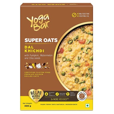 Yogabar Super Oats, Dal Khichdi 0.400 kg