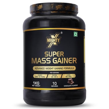 MightyX Super Mass Gainer, 2.2 lb Chocolate