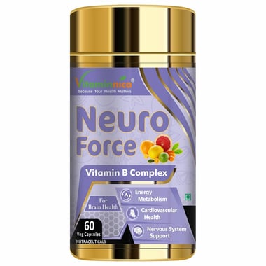 Vitaminnica Neuro Force Vitamin B Complex, 60 veggie capsule(s) Unflavoured