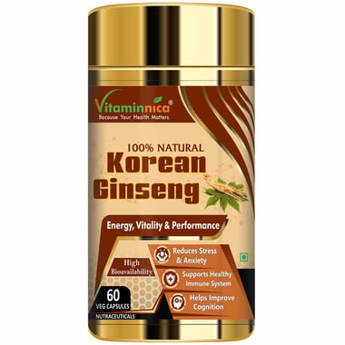 Vitaminnica Korean Ginseng,  60 veggie capsule(s) 