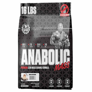 Dexter Jackson Black Series Anabolic Mass Gainer, 16 lb Vanilla Ice Cream