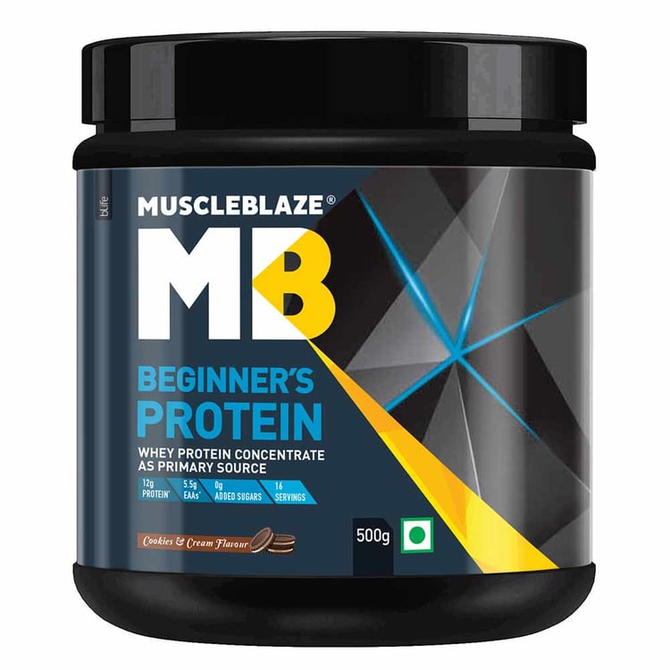 2 - MuscleBlaze Beginner's Protein,  1.1 lb  Cookies and Cream 